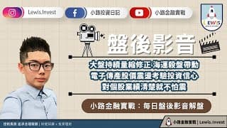 #小路投資日記 股價震盪考驗投資信心