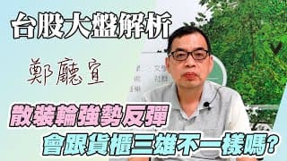 1110925【散裝輪強勢反彈   會跟貨櫃三雄不一樣嗎?】