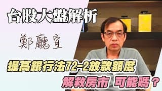 1131006【提高銀行法72-2放款額度  解救房市 可能嗎❓】