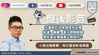 #小路投資日記 行情再度重挫 止跌訊號乾貨給妳知