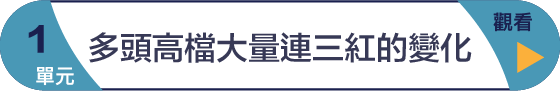 第1單元 多頭高檔大量連三紅的變化