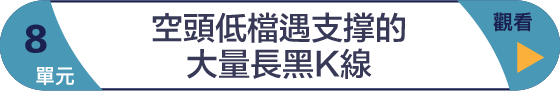 第8單元 空頭低檔遇支撐的大量長黑K線