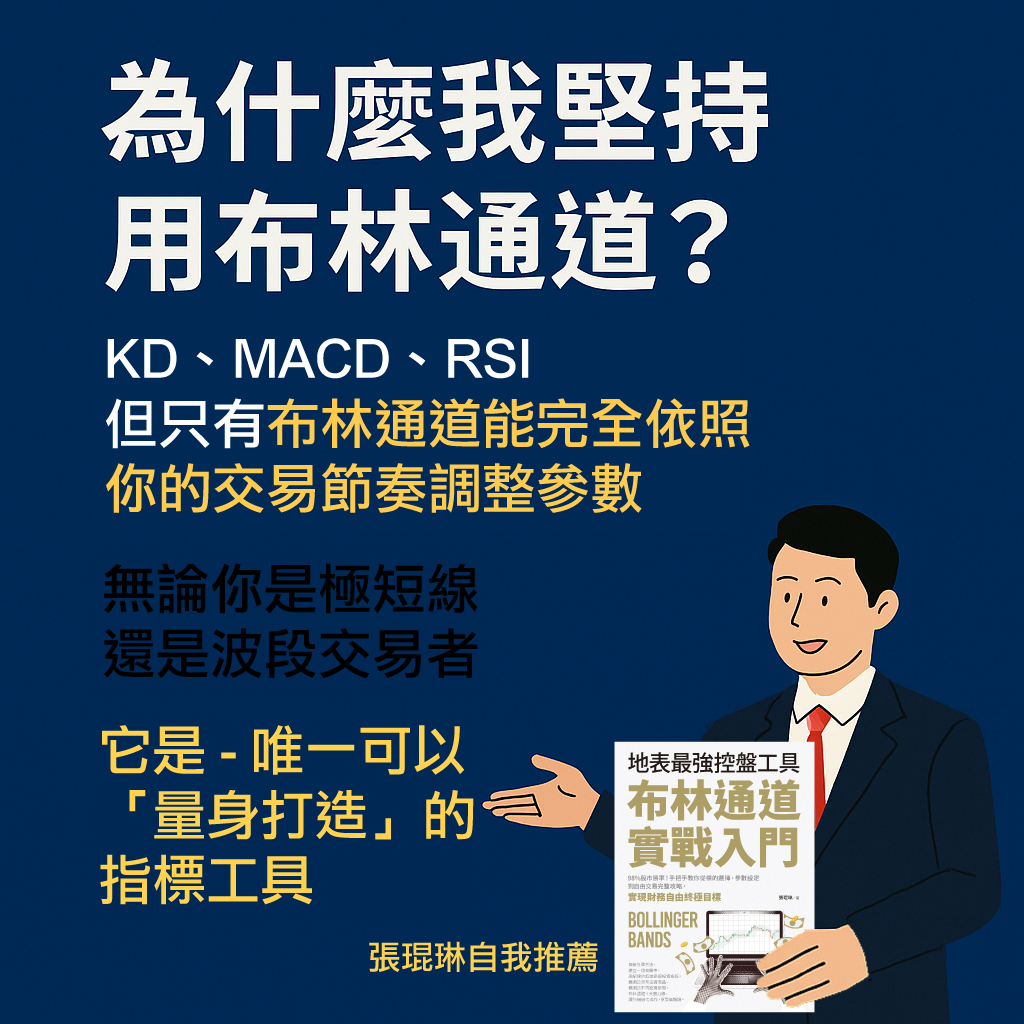 為什麼我張琨琳堅持使用布林通道？